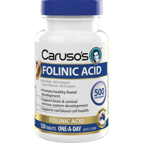 Caruso's Folinic Acid - 120 Tablets