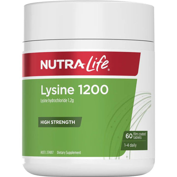 NUTRA-LIFE L-LYSINE 1200MG 60T