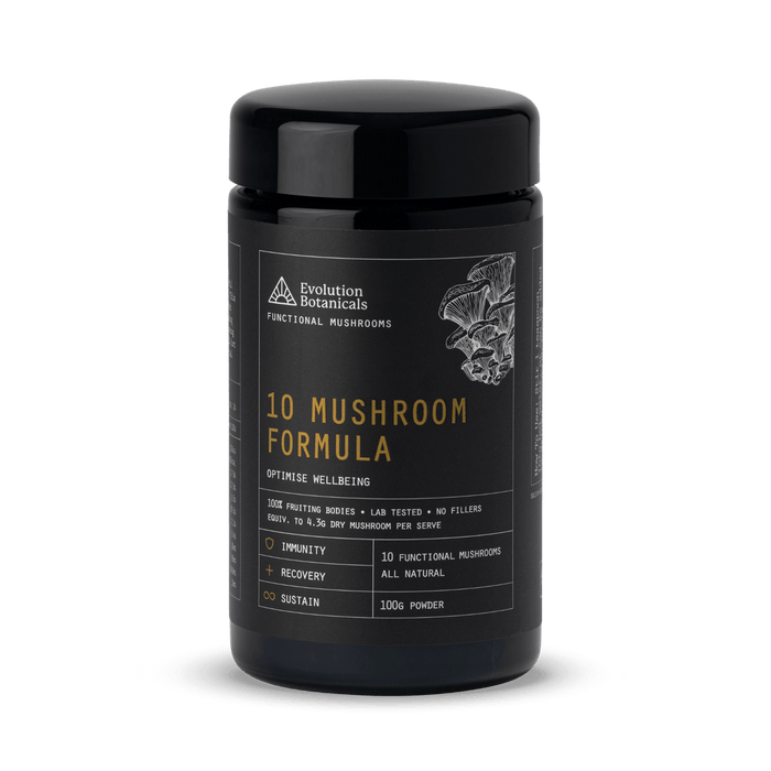 Evolution Botanicals - 10 Mushroom Formula 100g