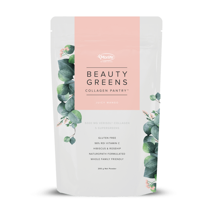 MORLIFE - BEAUTY GREENS JUICE MANGO 200G