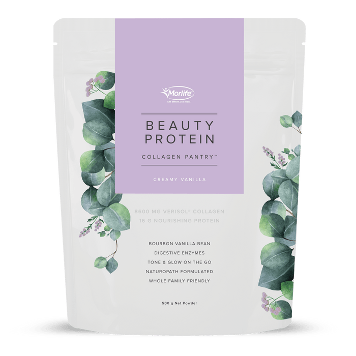 MORLIFE - BEAUTY PROTEIN CREAMY VANILLA 500G