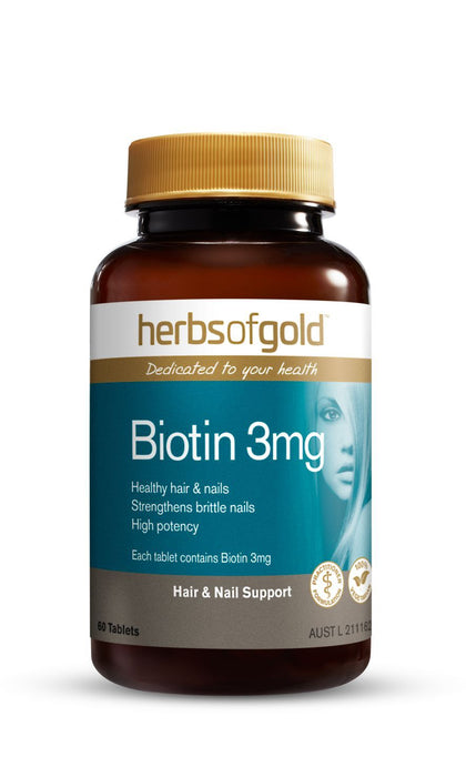 HERBS OF GOLD BIOTIN 3MG 60T