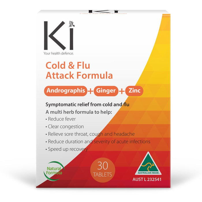 Ki Cold & Flu Attack Formula 30 Tablets