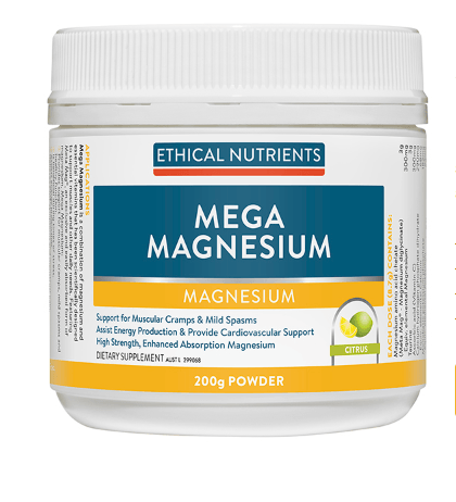 Ethical Nutrients Mega Magnesium Citrus 200g Powder