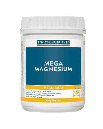 Ethical Nutrients Mega Magnesium Citrus 450g Powder