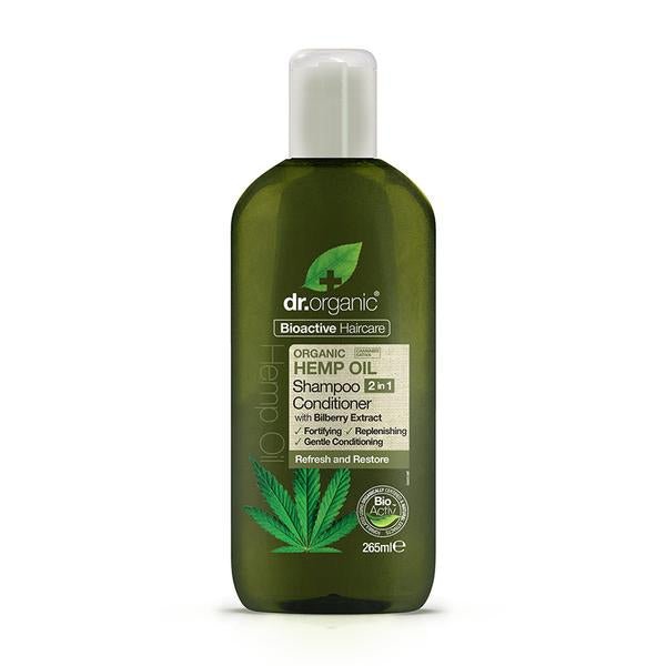Dr. Organic Hemp Oil 2 in 1 Shampoo & Conditioner 265ml
