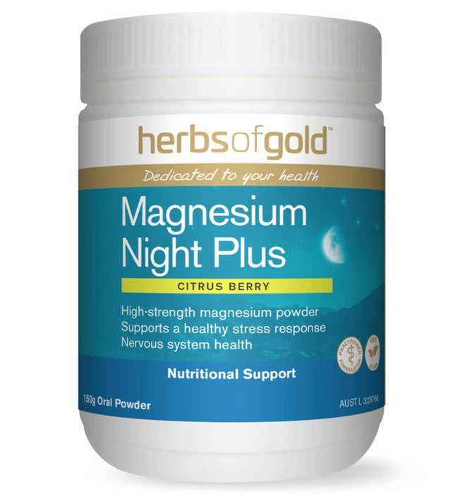HERBS OF GOLD MAGNESIUM NIGHT PLUS 150G