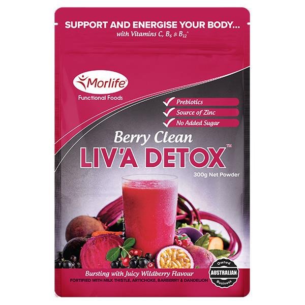 MORLIFE - BERRY CLEAN LIV'A DETOX 300G