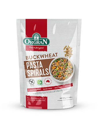 Orgran Buckwheat Spirals