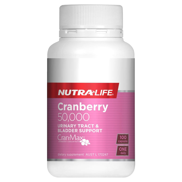 NUTRA-LIFE CRANBERRY 50,000 100C