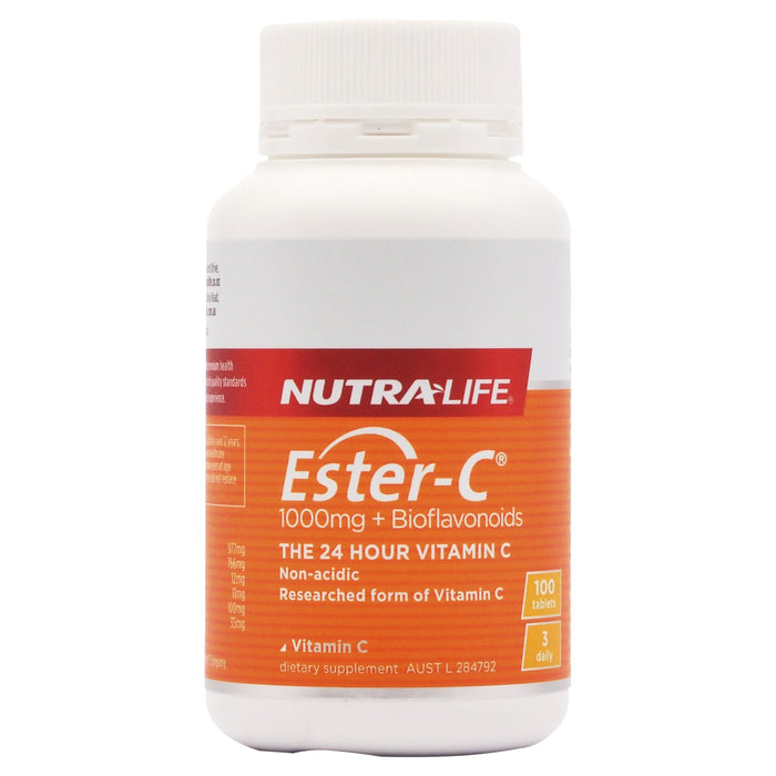 NUTRA-LIFE ESTER-C 1000MG + BIOFLAVONOIDS 100T