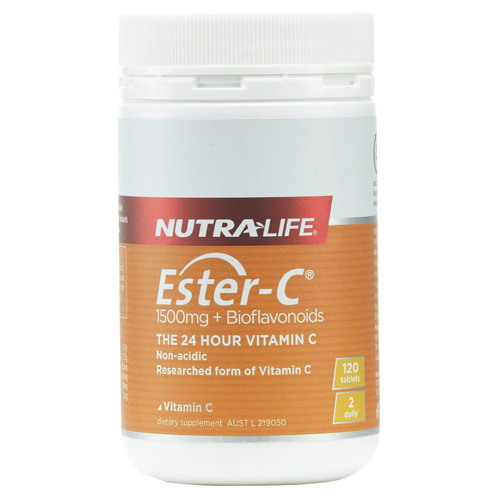 NUTRA-LIFE ESTER-C 1500MG + BIOFLAVONOIDS 120T