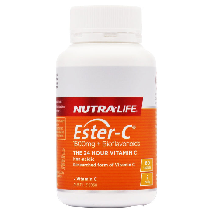 NUTRA-LIFE ESTER-C 1500MG + BIOFLAVONOIDS 60T