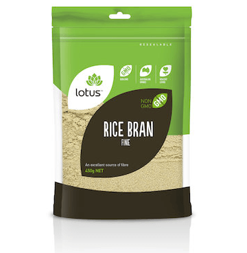 Lotus Rice Bran Fine 450g