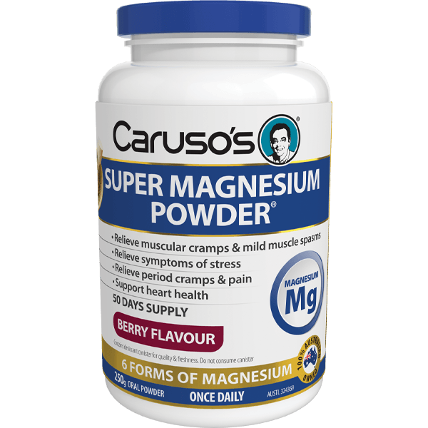 Caruso's Super Magnesium - 250gm Berry Powder