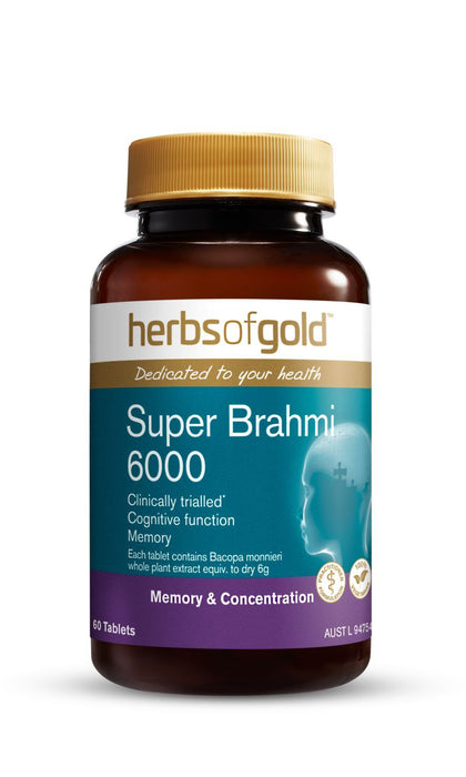 HERBS OF GOLD SUPER BRAHMI 6000 60T