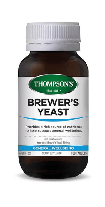 Thompson's Brewers Yeast 100 Tablets