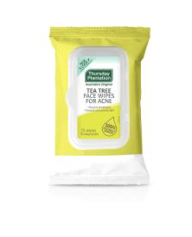 Thursday Plantation Tea Tree Face Wipes for Acne 25 Wipes