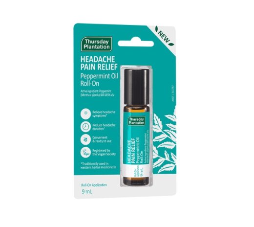 Thursday Plantation Headache Pain Relief Peppermint Roll-On 9ml