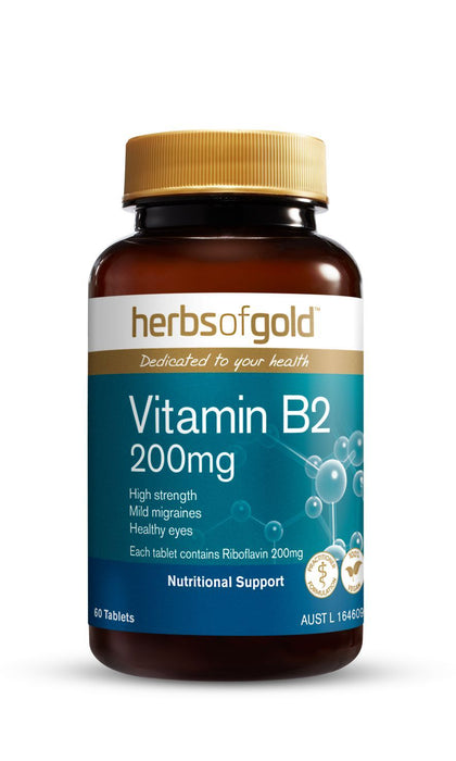 HERBS OF GOLD VITAMIN B2 200MG