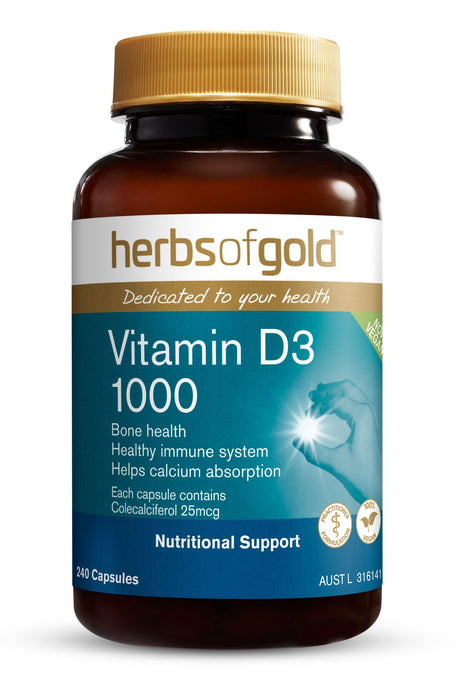 HERBS OF GOLD VITAMIN D3 VEGAN 240C