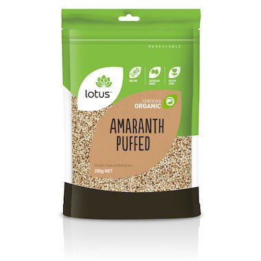 Lotus Amaranth Puffed Organic 200g
