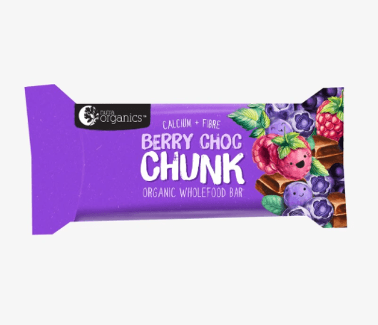 Nutra Organics - Berry Choc Chunk Bar 30g