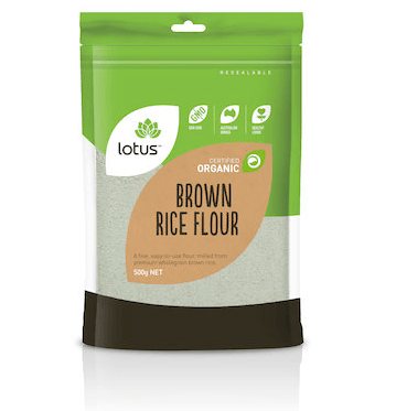 Lotus Rice Flour Brown Organic 500g