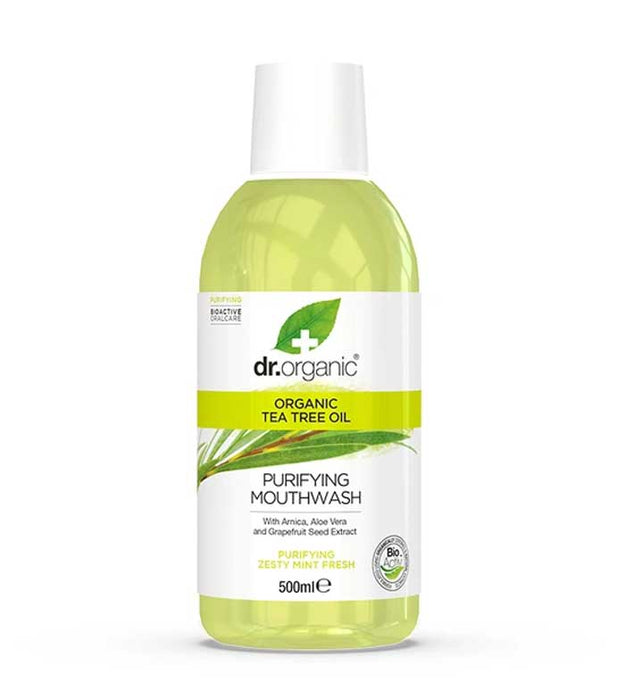 Dr. Organic Tea Tree Mouthwash 500ml