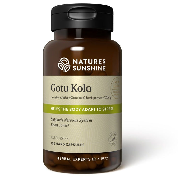 Nature's Sunshine Gotu Kola - 100 Capsules