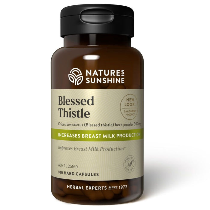 Nature's Sunshine Blessed Thistle - 100 Capsules