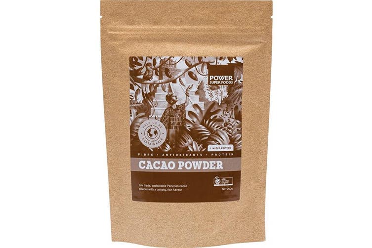 Power Super Foods Raw Organic Cacao Powder 250g