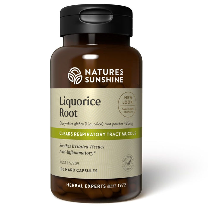 Nature's Sunshine Liquorice Root - 100 Capsules