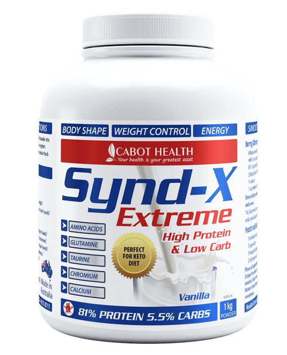 Cabot Health Synd X Protein Powder Vanilla 1kg