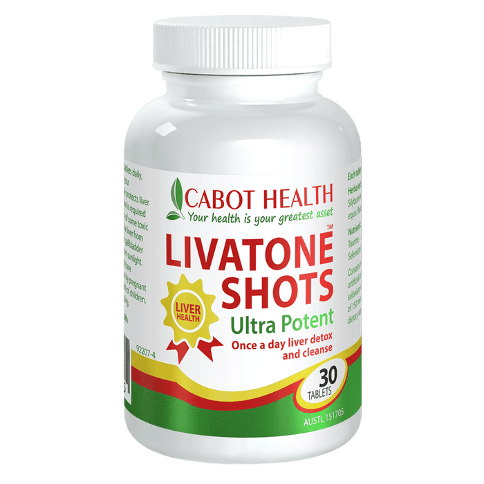 Cabot Health LivaTone Shots 30 Tablets