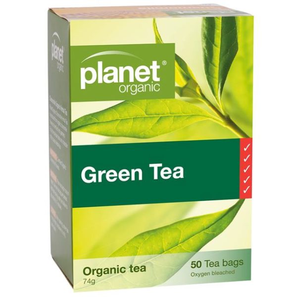 Planet Organic Green Tea 50 Bags