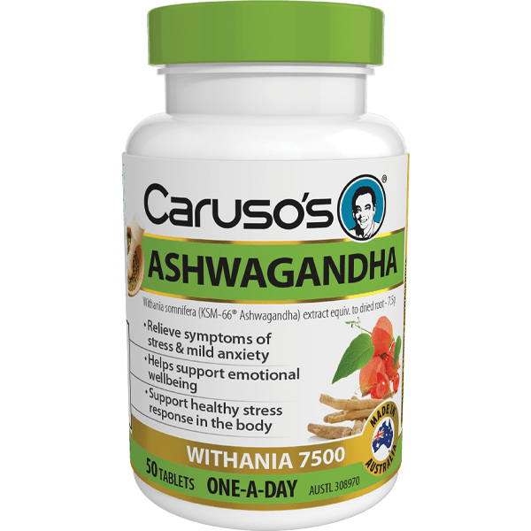 Caruso's Ashwagandha - 50 Tablets