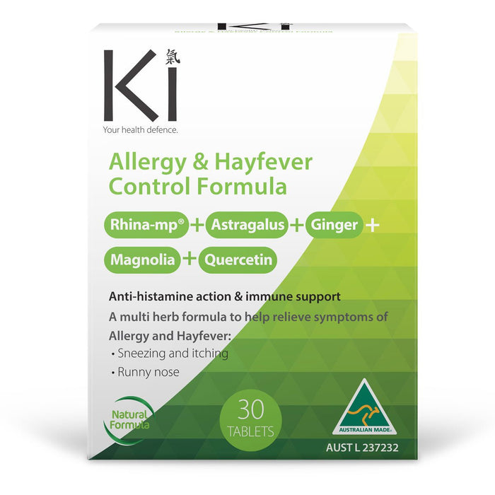 Ki Allergy & Hayfever Control Formula 30 Tablets
