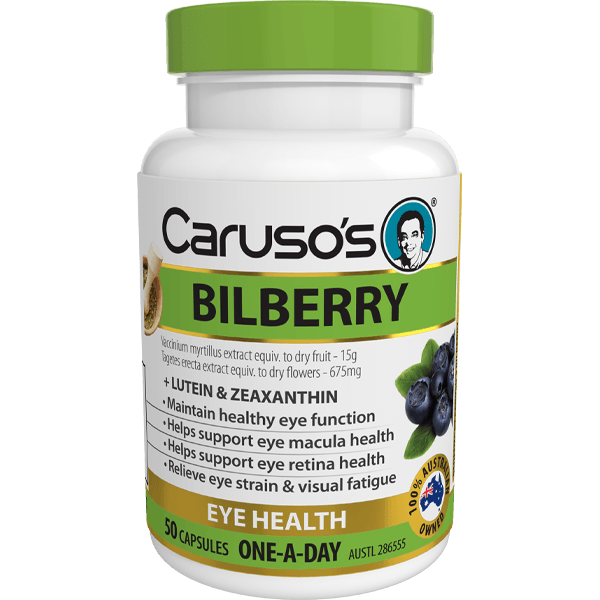 Caruso's Bilberry - 50 Tablets