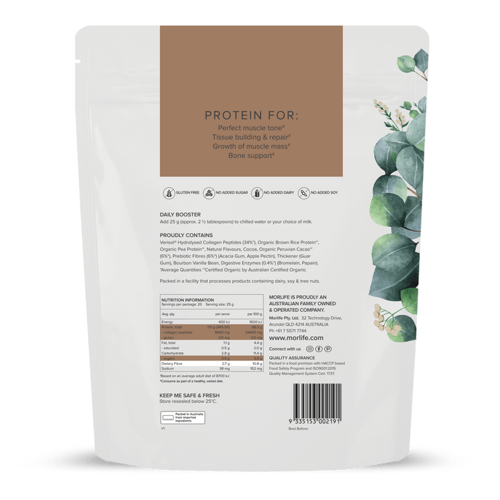 MORLIFE - BEAUTY PROTEIN DOUBLE CHOC 500G