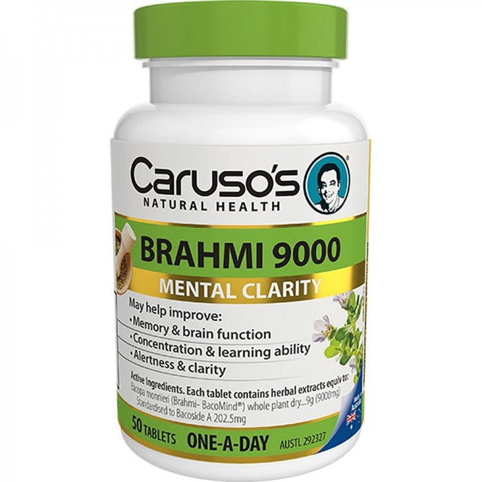 Caruso's Brahmi 9000 - 50 Tablets