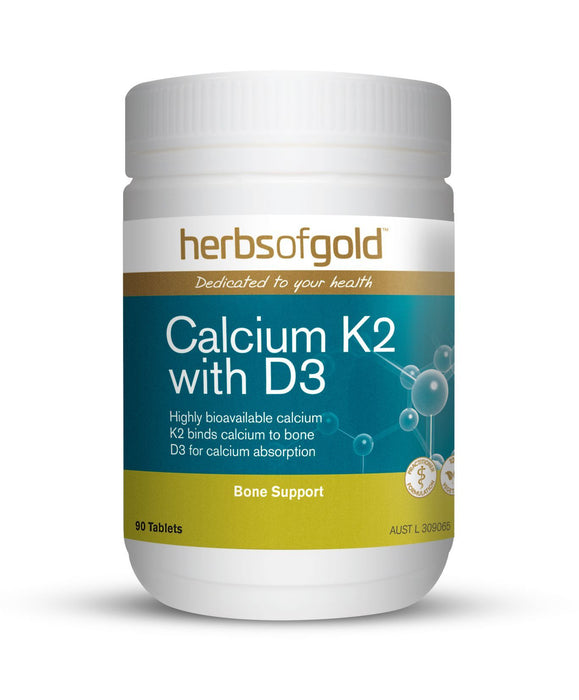 HERBS OF GOLD CALCIUM K2 WITH D3 90T
