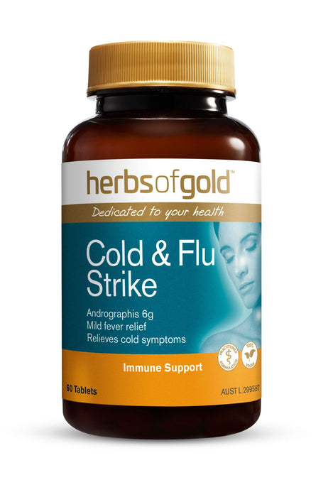 HERBS OF GOLD COLD & FLU STRIKE 60T