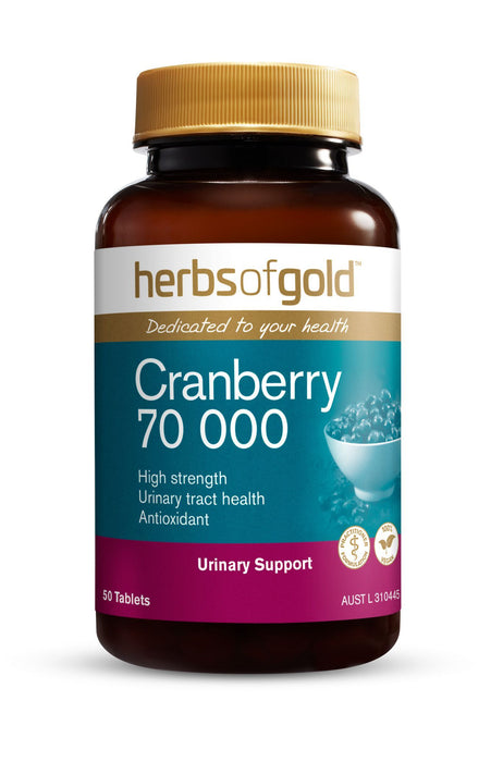 HERBS OF GOLD CRANBERRY 70,000MG 50T