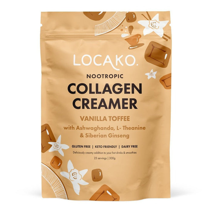 Locako Collagen Creamer - Nootropic Vanilla Toffee