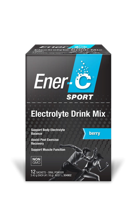 Ener-C SPORT Effervescent Electrolyte & Mineral Powder 12 Sachets
