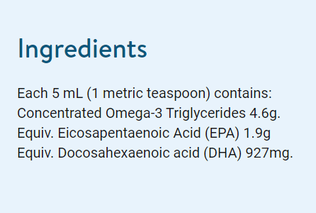 Ethical Nutrients High Strength Omega-3 Fruit Punch Liquid