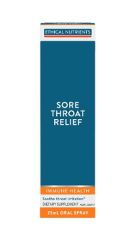 Ethical Nutrients Sore Throat Relief 25mL
