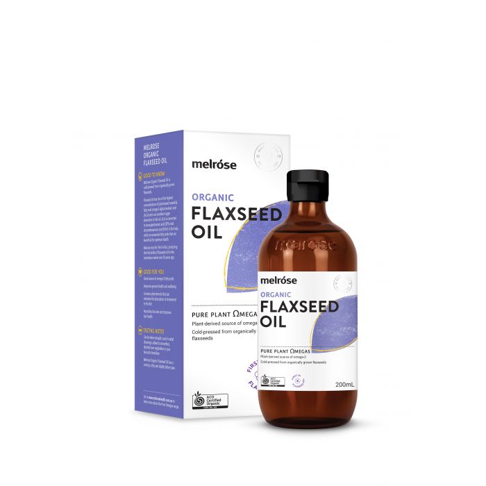 Melrose Flaxseed Oil Organic 200ml