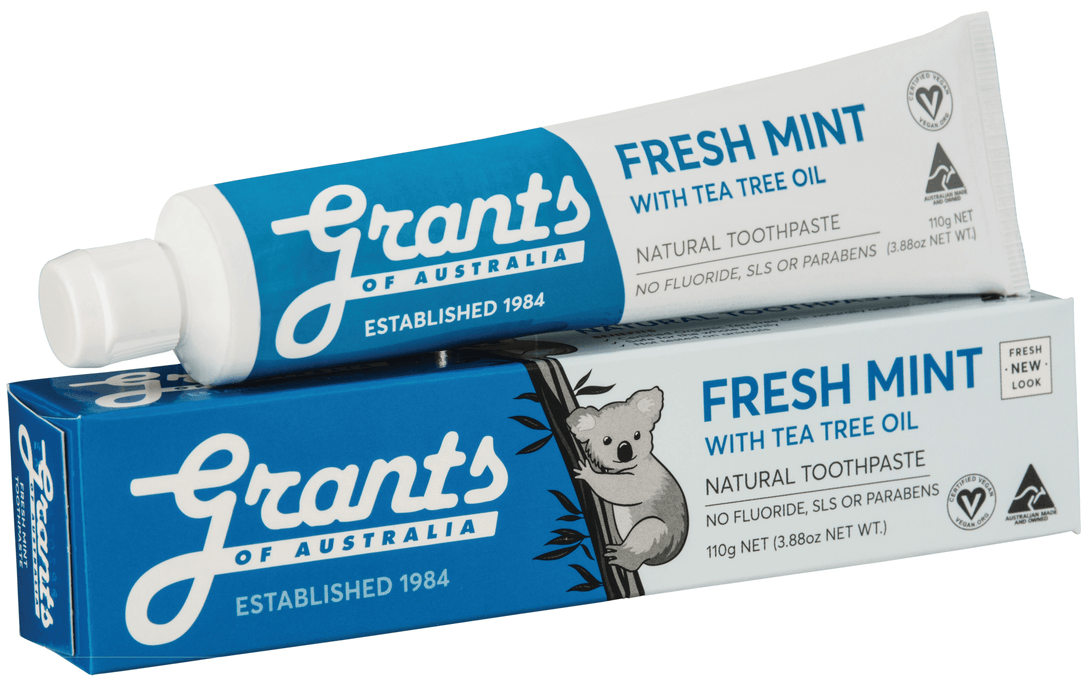 Grants Australian Fresh Mint Toothpaste Fluoride Free